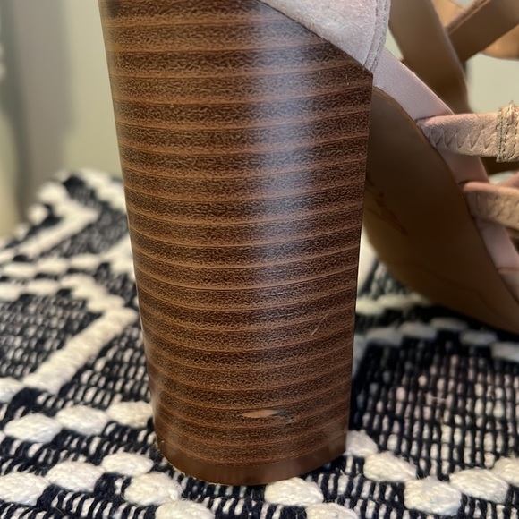 Sam Edelman Crisscross Suede Block Heel - Picture 8 of 10